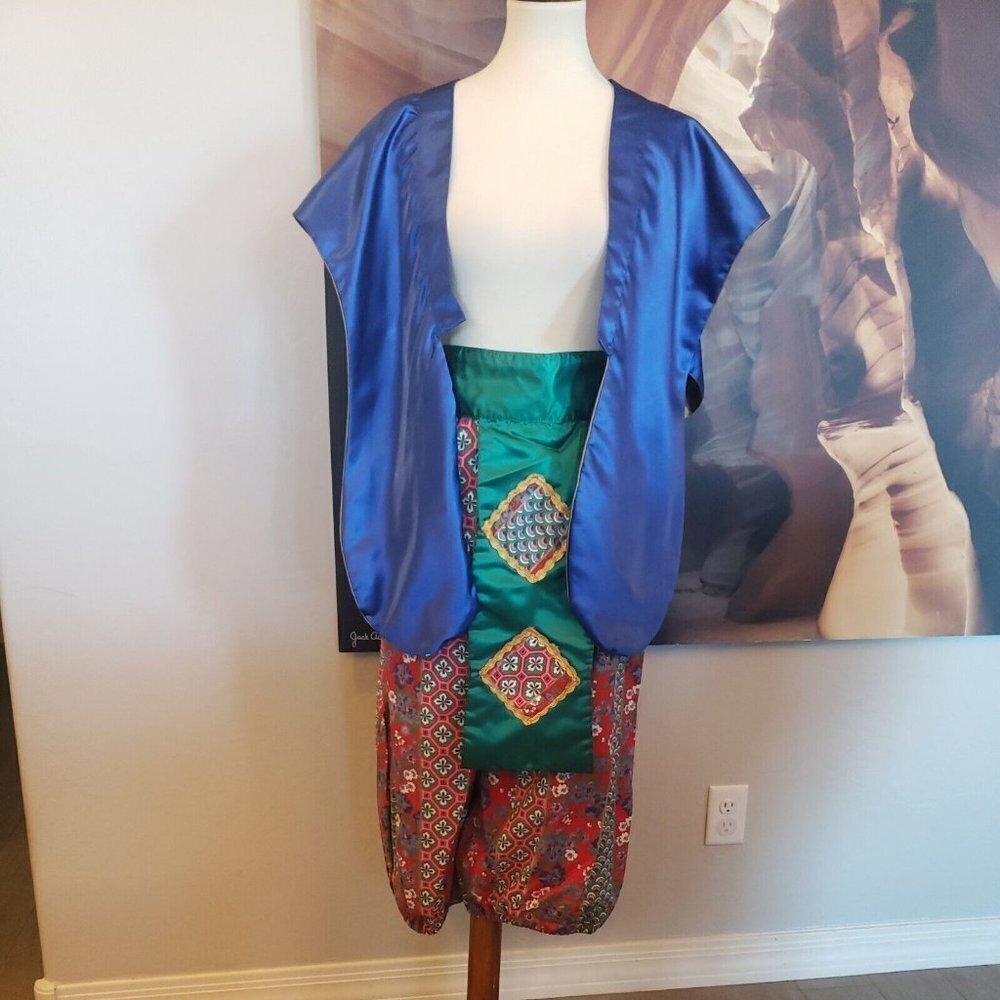 japanese womens clothing costume Obi Brocade Shrug Pants Belt one size